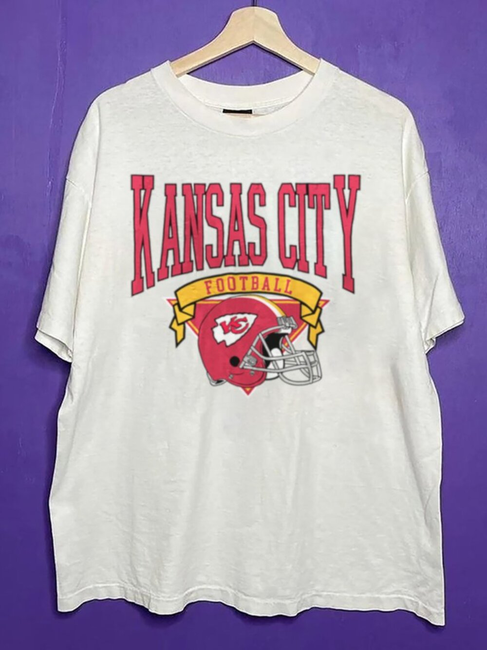 Vintage Kansas City Chiefs Football Fan Shirt, Kansas City Chiefs NFL Shirt Tee